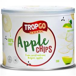 Tropgo Foods Tropgo Green Belgium Apple Chips 35g