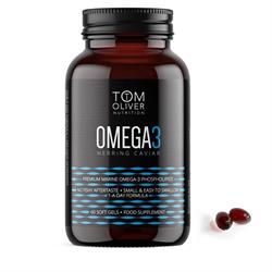 Tom Oliver Nutrition Omega 3 Herring Caviar Phospholipids EPA & DHA 60 softgels