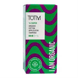 TOTM TOTM Organic Tampons - App Super 14 Per Box Case of 10