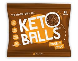 The Protein Ball Co Double Chocolate Keto Balls 25g