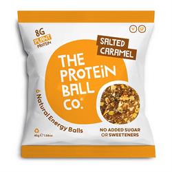 The Protein Ball Co Salted Caramel Protein + Vitamin Balls Plant Protein Snack 45g