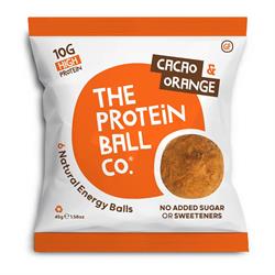 The Protein Ball Co Cacao & Orange Protein + Vitamin Balls (High Protein) 45g