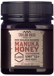 TAYLOR PASS HONEY Taylor Pass Manuka Honey UMF12+/MGO400 250g