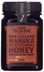 TAYLOR PASS HONEY Taylor Pass Multifloral Manuka Honey MGO50+ 500g