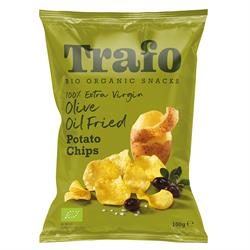 Trafo Organic Chips Fried in Extra Virgin Olive Oil 100g