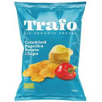 Trafo Organic Crinkle Cut Paprika Crisps 125g
