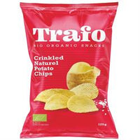 Trafo Organic Crinkle Cut Salted Crisps 125g