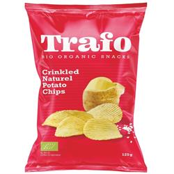 Trafo Organic Crinkle Cut Salted Crisps 125g