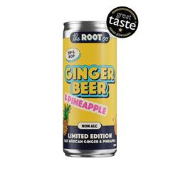 The Root Co Pineapple-Flavoured Ginger Beer from East African Ginger - 230ml