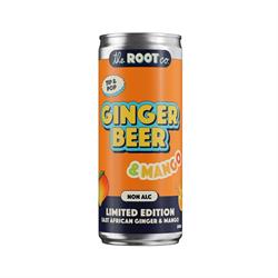 The Root Co Mango-flavoured Ginger Beer from East African Ginger -230ml