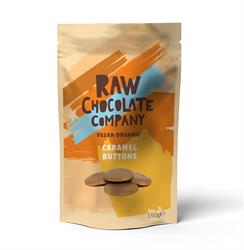 The Raw Chocolate Company Vegan Organic Caramel Buttons 150g