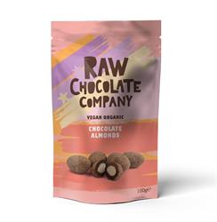 The Raw Chocolate Company Organic Chocolate Almonds 100g