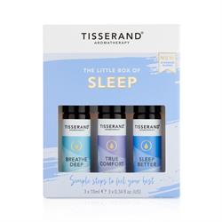 Tisserand The Little Box of Sleep contains 3 pulse point roller balls