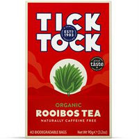 Tick Tock Organic Rooibos 40 tea bags