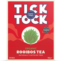 Tick Tock Organic Rooibos 80 tea bags