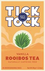 Tick Tock Tick Tock Rooibos Vanilla 40 tea bag