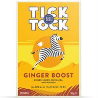 Tick Tock Tick Tock Wellbeing Ginger Boost Tea 20 bag