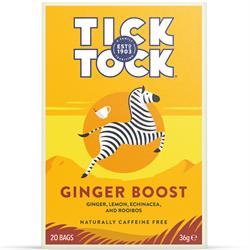 Tick Tock Tick Tock Wellbeing Ginger Boost Tea 20 bag