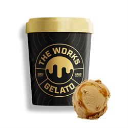 The Works Gelato Salted Caramel Gelato 125ml Grab & Go Pots