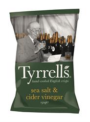 Tyrrells Sea Salt & Cider Vinegar Crisps 150g