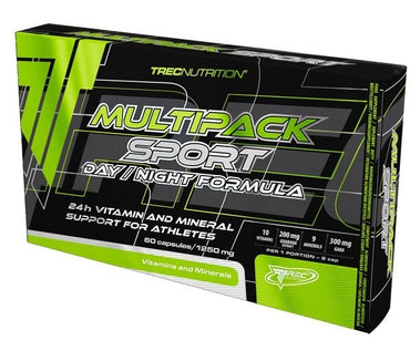Trec Nutrition, Fórmula deportiva de día y noche multipack - 60 cápsulas