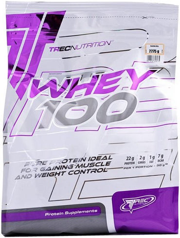Trec Nutrition, whey 100 (saco), chocolate - 2275g