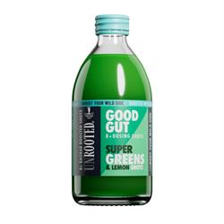 Unrooted Super Greens & Lemon Dosing Bottle Good Gut 500ml