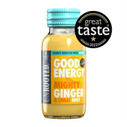 Unrooted Mighty Ginger Shot ginger & turmeric wake-up shot 60ml