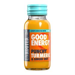 Unrooted Punchy Turmeric Shot turmeric and ginger good energy shot 60ml