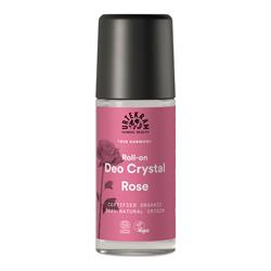 Urtekram Organic Crystal Deodorant Roll On Rose 50ml