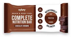 Vybey Complete Nutrition Bar Chocolate Brownie. 80g bar.