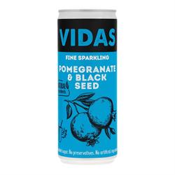 Vidas VIDAS Pomegranate and Black Seed Fine Sparkling Drink 250ml