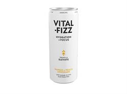 Vital Fizz Elevate - Mango & Peach Lemonade with Tremella & B-vits 250ml