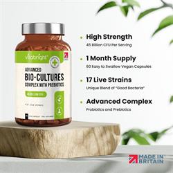 Vitabright Bio Cultures Multi-strain Probiotics - 60 day supply