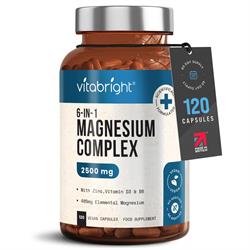 Vitabright Magnesium Complex 6-in-1 - 120 Capsules