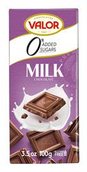 Valor Sugar Free Milk Chocolate (Gluten Free) 100g