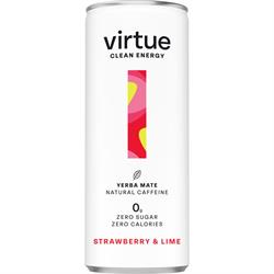 Virtue Drinks Virtue Clean Energy (Yerba Mate Drink) - Strawberry & Lime 250ml