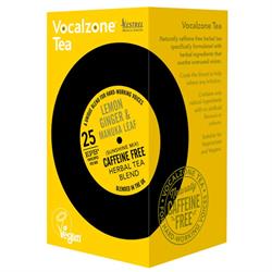 Vocalzone Vocalzone Lemon Ginger and Manuka Leaf Tea 25bags