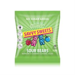 Savvy Sweets Savvy Sweets Sour Bears 50g