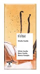 Vivani White Chocolate with Bourbon Vanilla Organic 80g