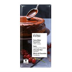 Vivani Dark Cooking Chocolate Vegan Organic 200g