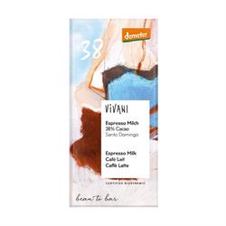 Vivani Vivani Demeter Espresso Milk Chocolate Organic 90g