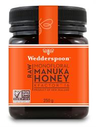 Wedderspoon 100% RAW Manuka Honey KFactor 16 250g