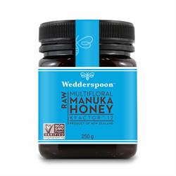 Wedderspoon 100% RAW Manuka Honey KFactor 12 250g