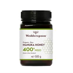 Wedderspoon Wedderspoon MGO 400 Raw & Organic Manuka Honey 500g