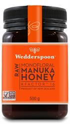 Wedderspoon 100% RAW Manuka Honey KFactor 16 500g