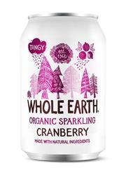 Whole Earth Whole Earth Lightly Sparkling Organic Cranberry 330ml