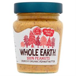 Whole Earth Whole Earth 100% Peanuts Crunchy Organic Peanut Butter 227g