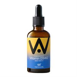 Well Actually Liposomal Vitamin D3 + K2 - Dropper 2000-4000IU - Summer Citrus