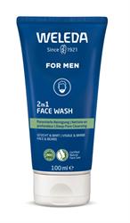 Weleda Men's 2 in 1 Face & Beard Wash Gel 100ml